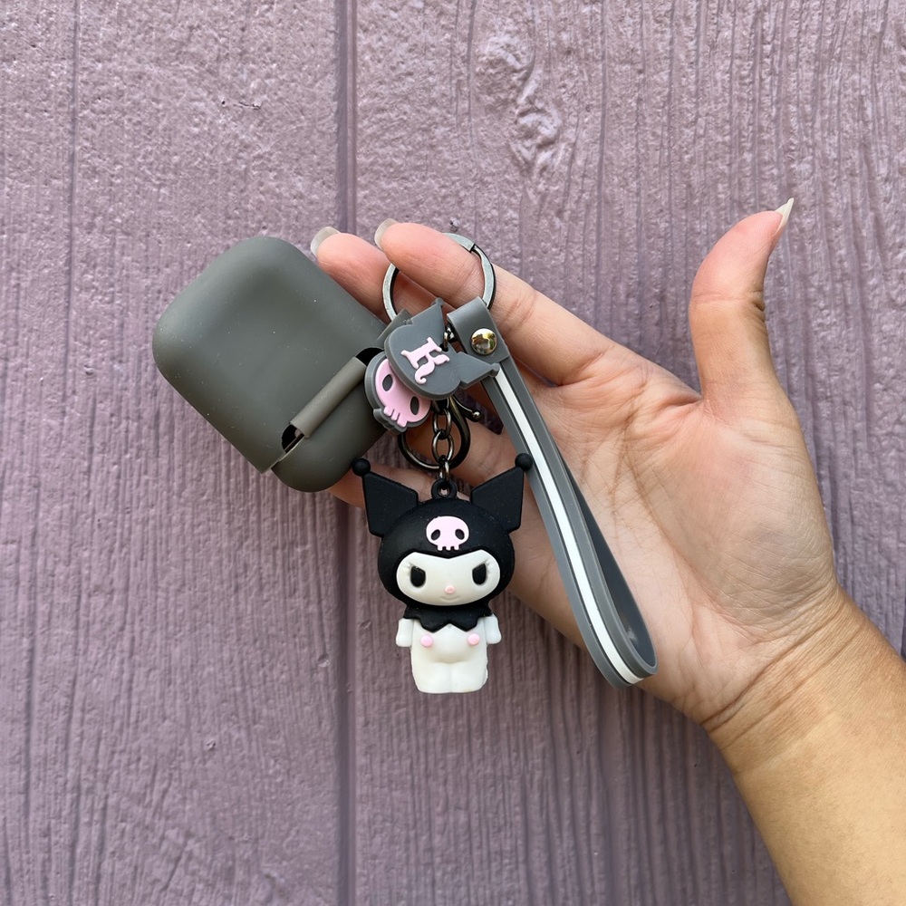 Kuromi Keychain and AirPods Case